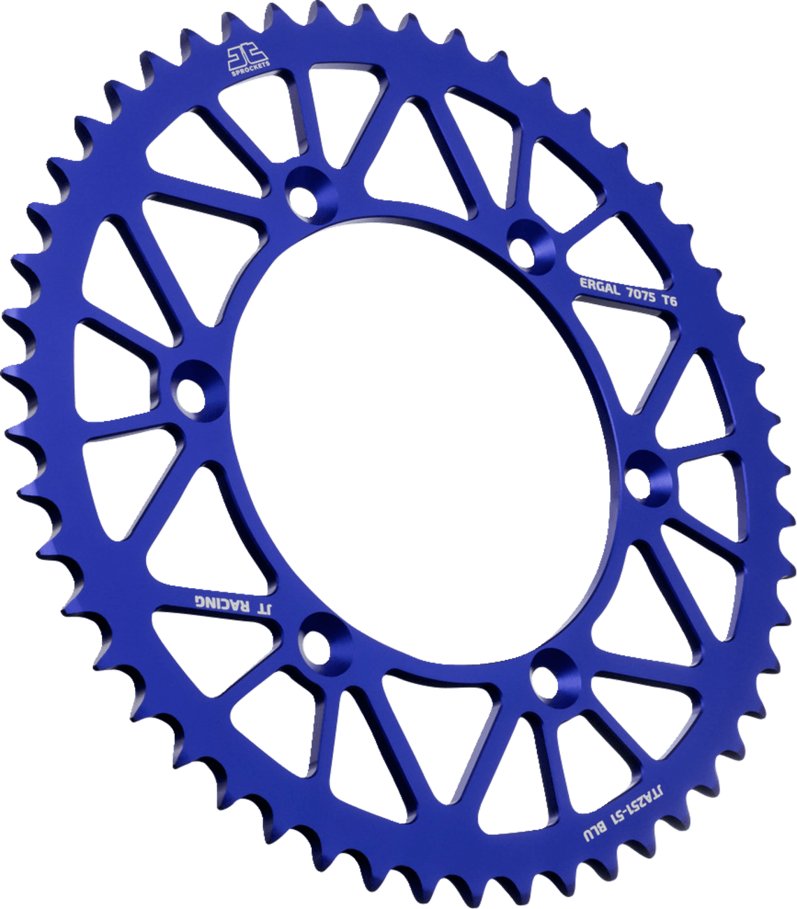 JT SPROCKETS 1211-2580 Rear Sprocket - Blue - 51 Tooth - Yamaha