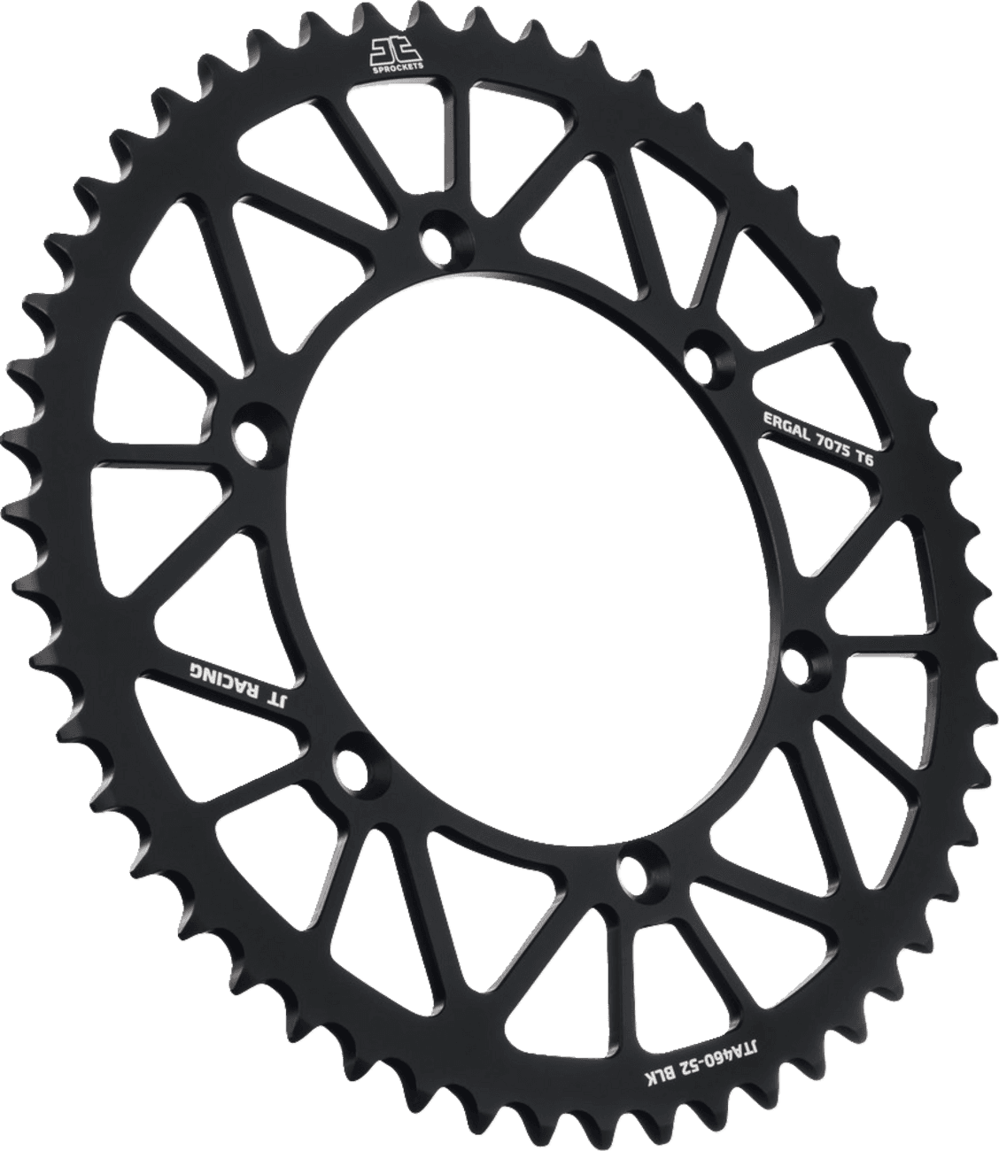 JT SPROCKETS 1211-2584 Rear Sprocket - Black - 52 Tooth - Kawasaki