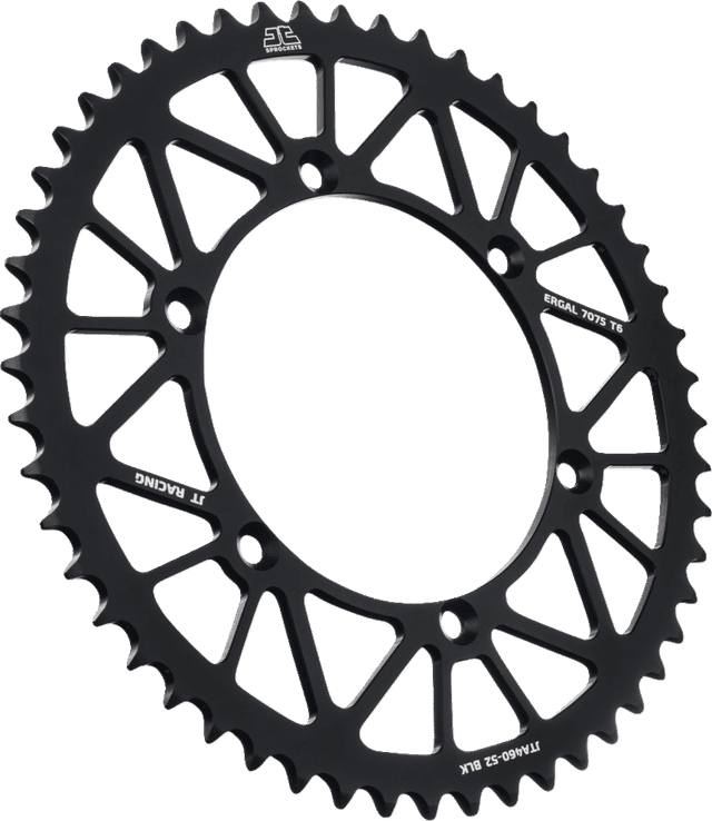 JT SPROCKETS 1211-2584 Rear Sprocket - Black - 52 Tooth - Kawasaki