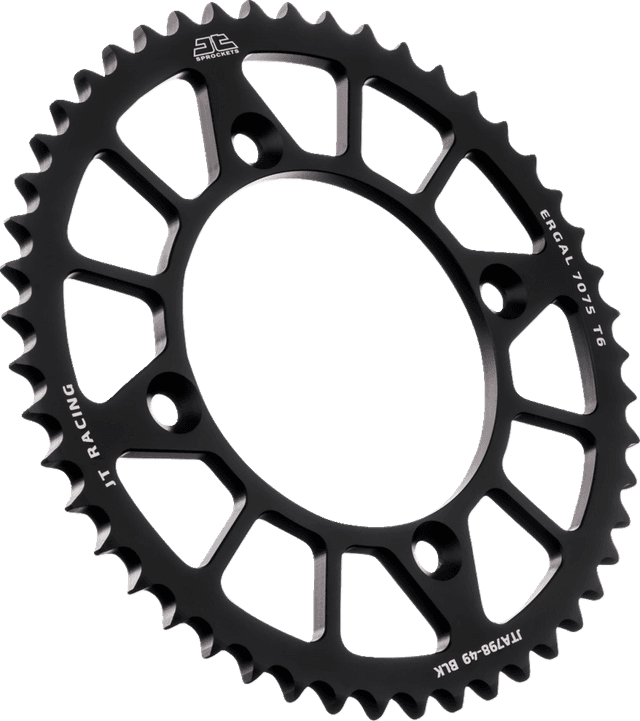 JT SPROCKETS 1211-2592 Rear Sprocket - Black - 49 Tooth - Suzuki/Yamaha