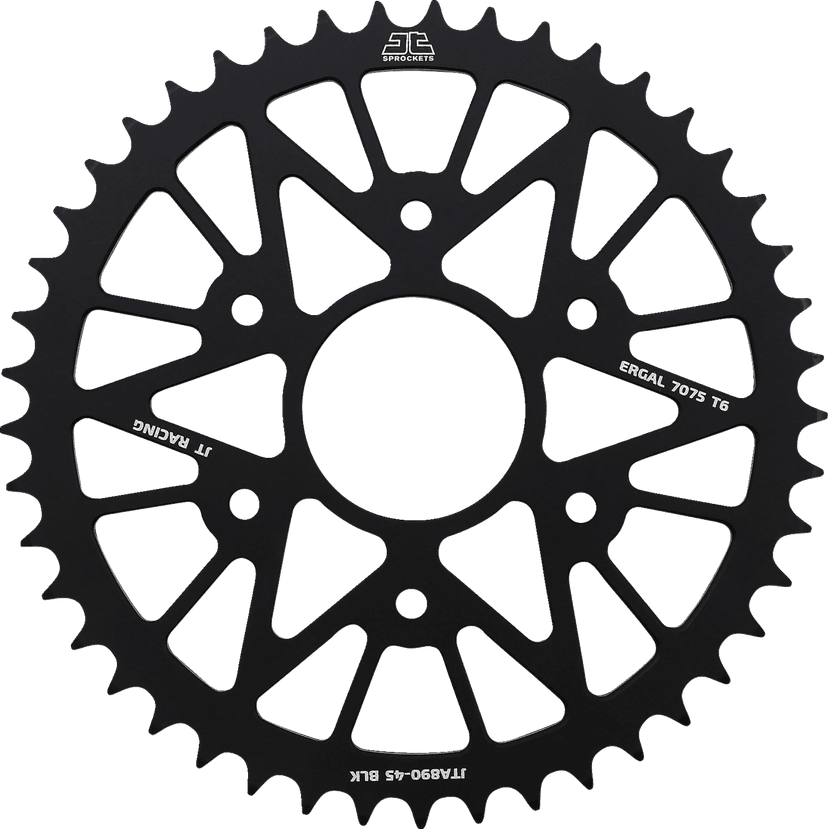 JT SPROCKETS 1211-2609 Rear Sprocket - Black - 45 Tooth
