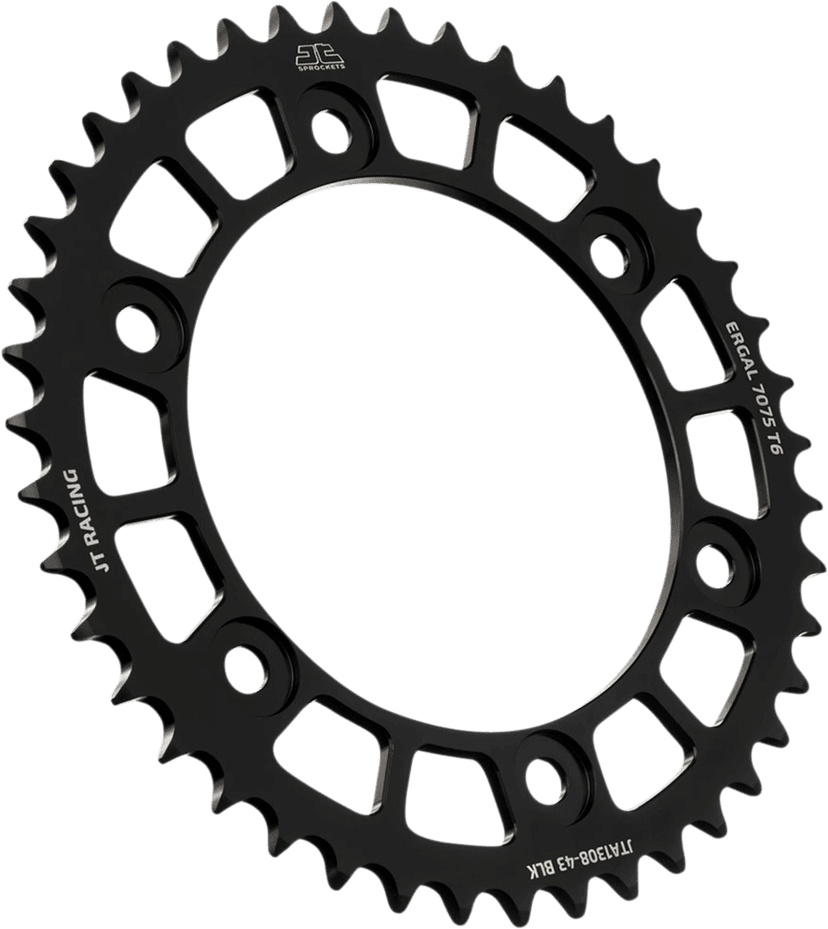 JT SPROCKETS 1211-2630 Rear Sprocket - Honda - Black - 43-Tooth