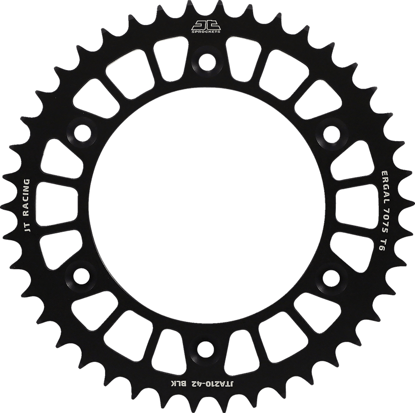 JT SPROCKETS 1211-2637 Rear Sprocket - Honda - Black - 42 Tooth
