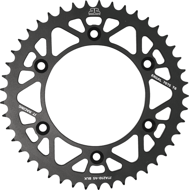 JT SPROCKETS 1211-2639 Rear Sprocket - Honda - Black - 45 Tooth