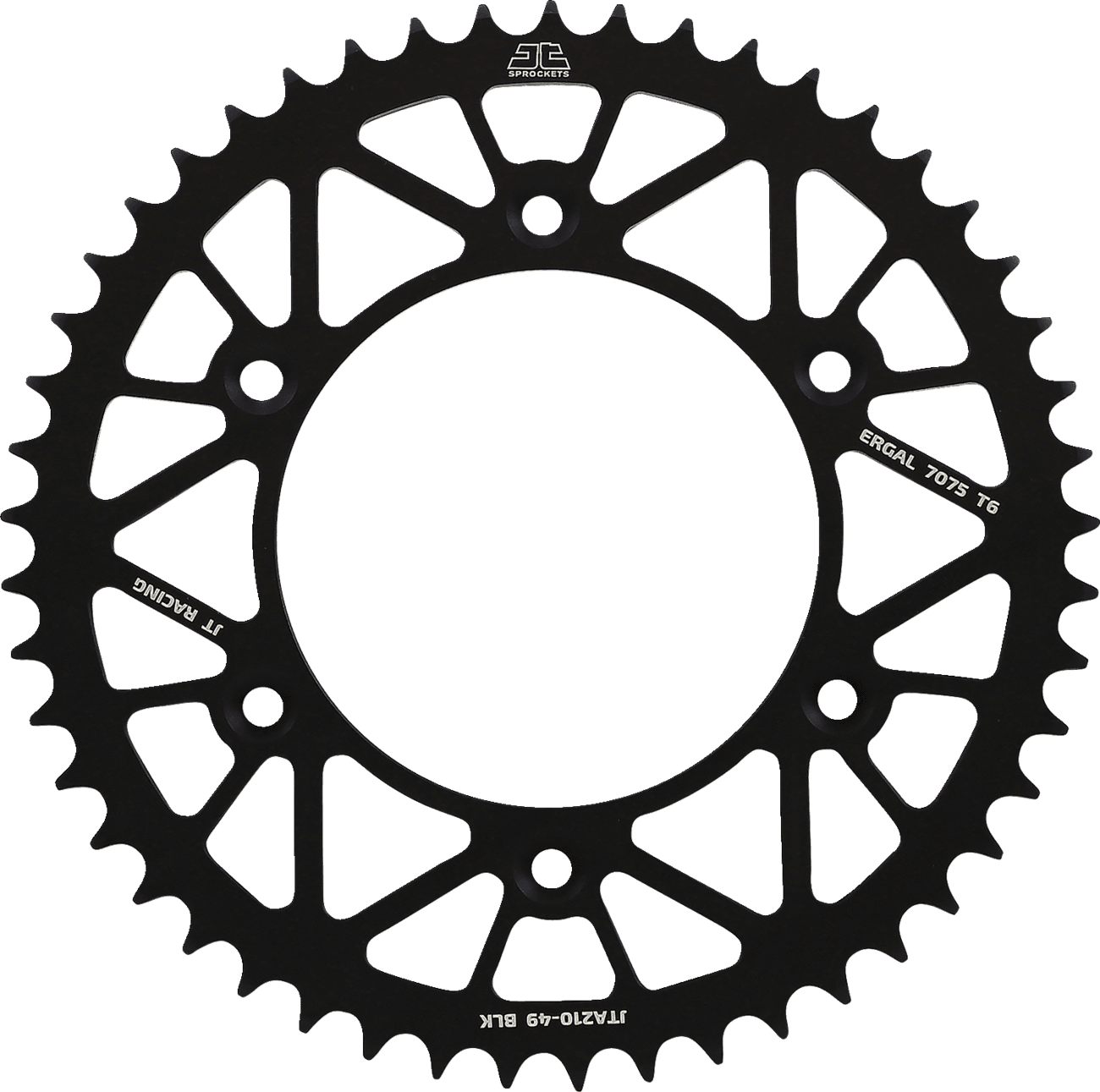JT SPROCKETS 1211-2642 Rear Sprocket - Honda - Black - 49 Tooth
