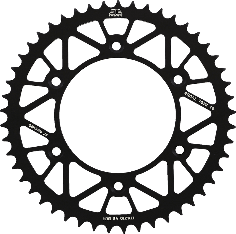 JT SPROCKETS 1211-2642 Rear Sprocket - Honda - Black - 49 Tooth