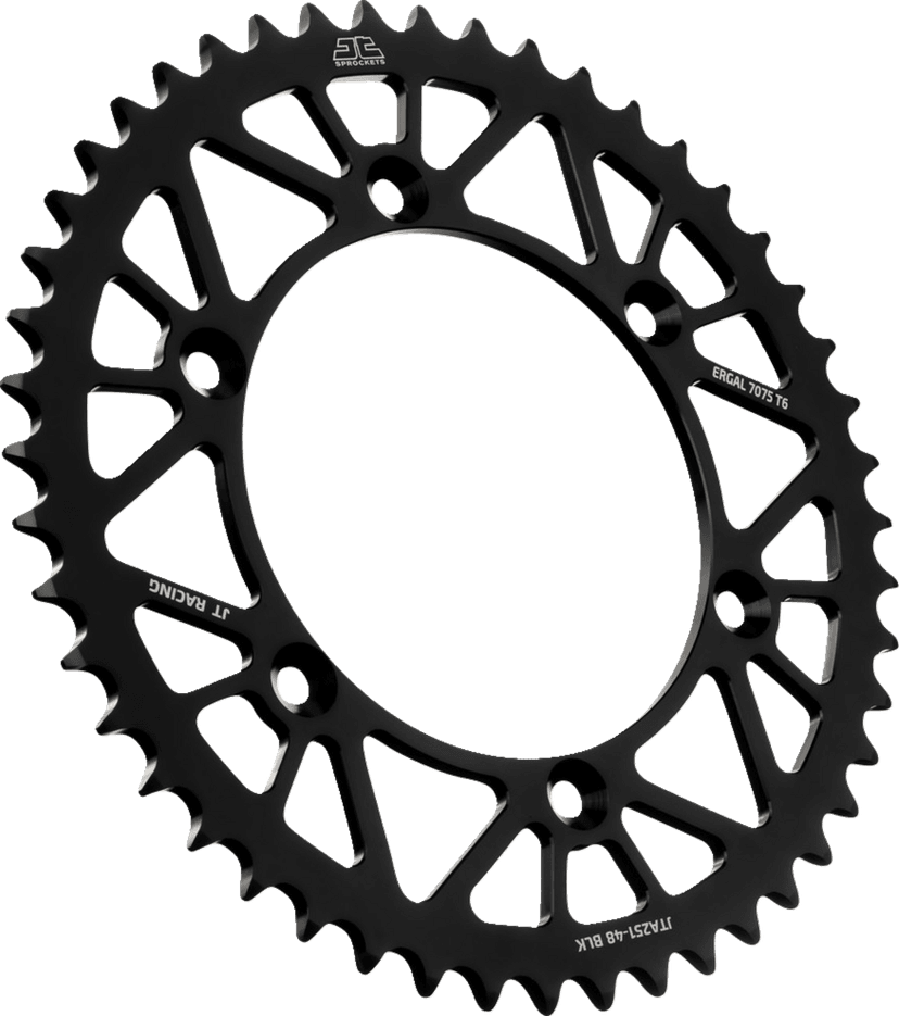 JT SPROCKETS 1211-2647 Rear Sprocket - Black - 48 Tooth - Yamaha