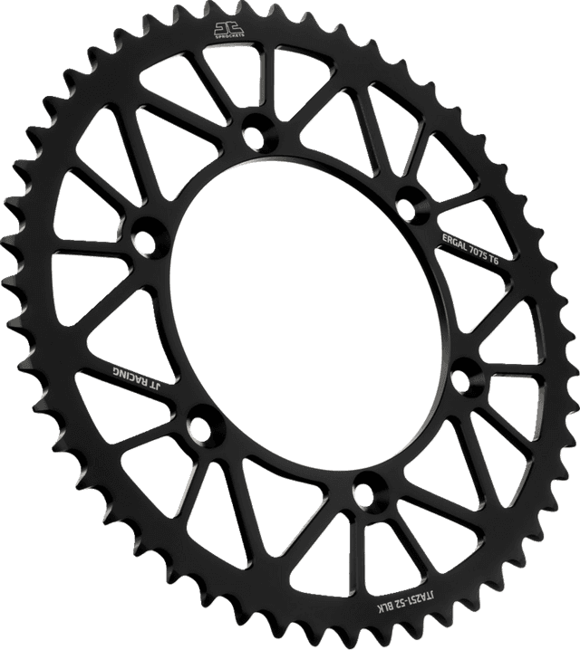 JT SPROCKETS 1211-2651 Rear Sprocket - Black - 52 Tooth - Yamaha