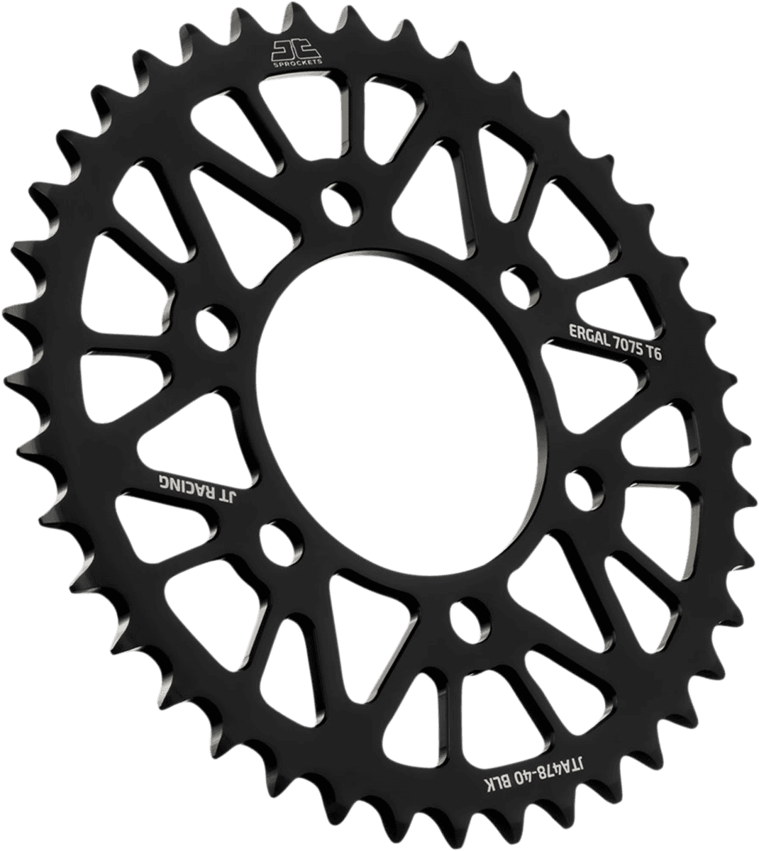JT SPROCKETS 1211-2656 Rear Sprocket - Kawasaki - Black - 40-Tooth