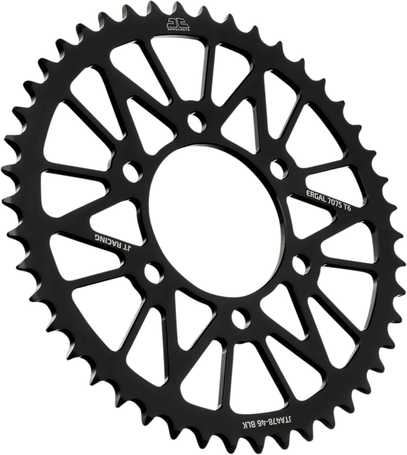 JT SPROCKETS 1211-2662 Rear Sprocket - Kawasaki - Black - 46-Tooth