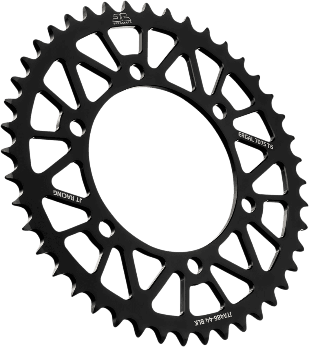 JT SPROCKETS 1211-2664 Rear Sprocket - Kawasaki/Yamaha - Black - 44-Tooth
