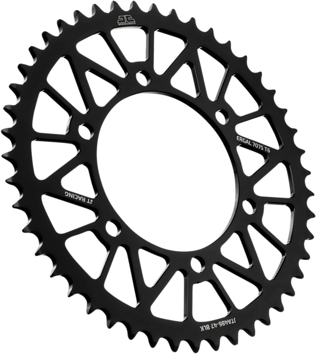 JT SPROCKETS 1211-2667 Rear Sprocket - Kawasaki/Yamaha - Black - 47-Tooth