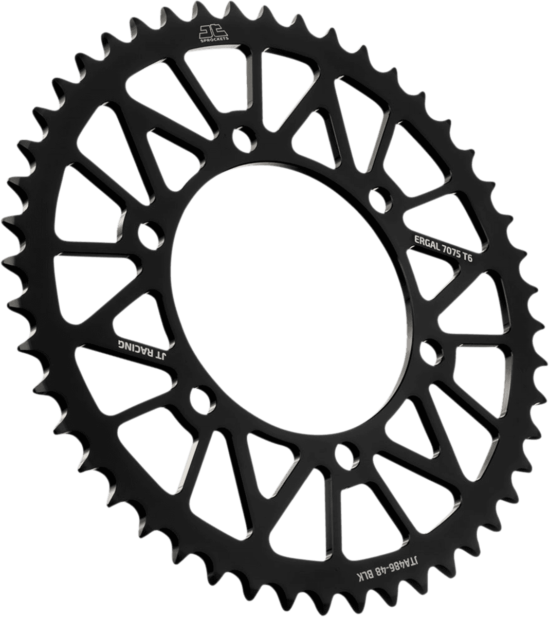 JT SPROCKETS 1211-2668 Rear Sprocket - Kawasaki/Yamaha - Black - 48-Tooth