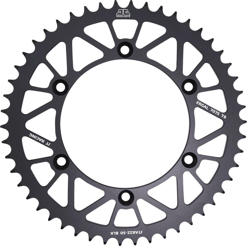JT SPROCKETS 1211-2673 Rear Sprocket - 520 - Black - 50 Tooth