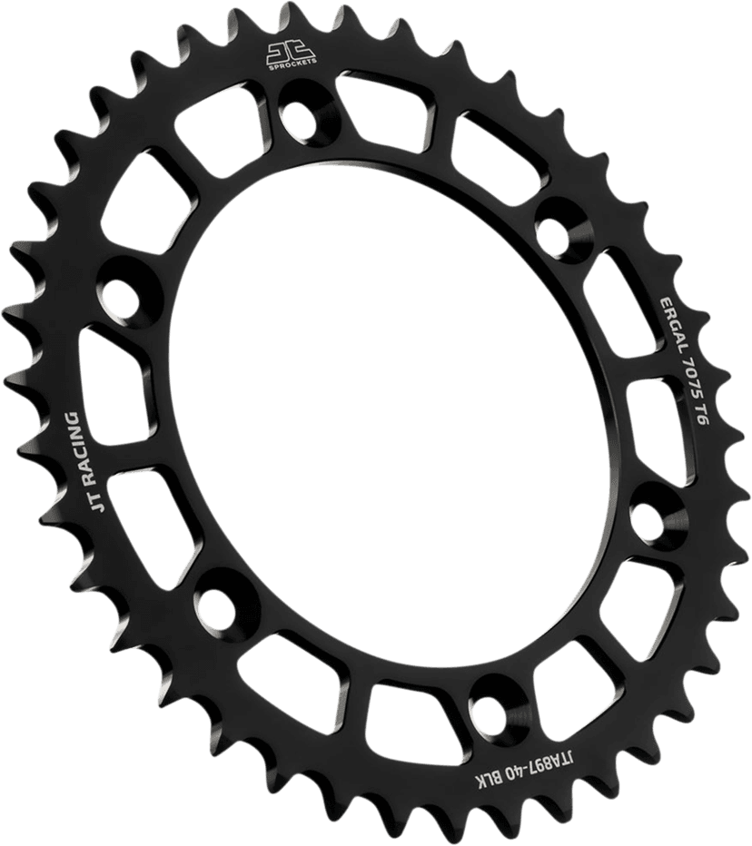 JT SPROCKETS 1211-2677 Rear Sprocket - Black - 40-Tooth