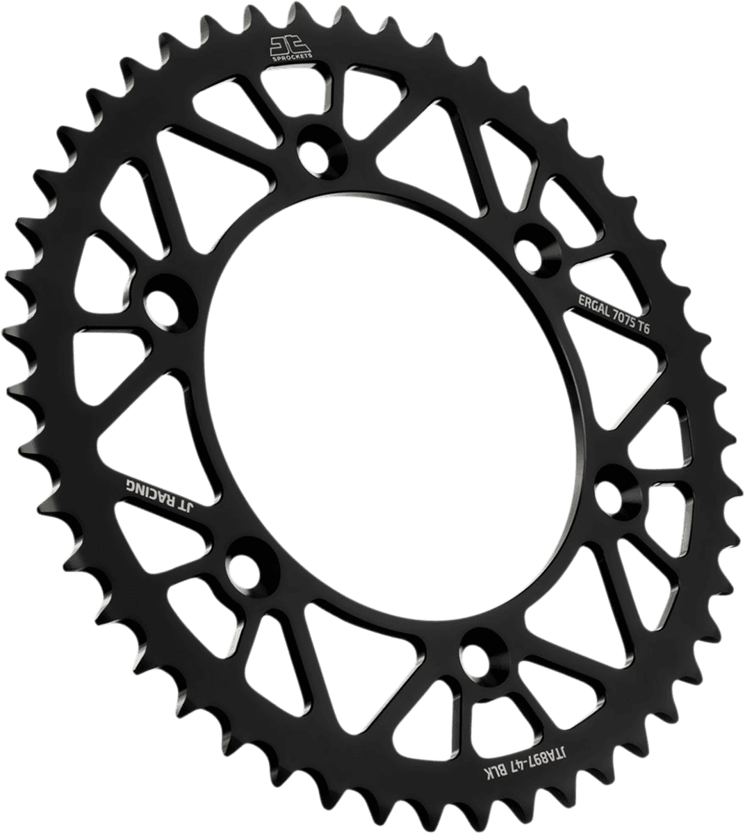JT SPROCKETS 1211-2680 Rear Sprocket - Black - 47-Tooth