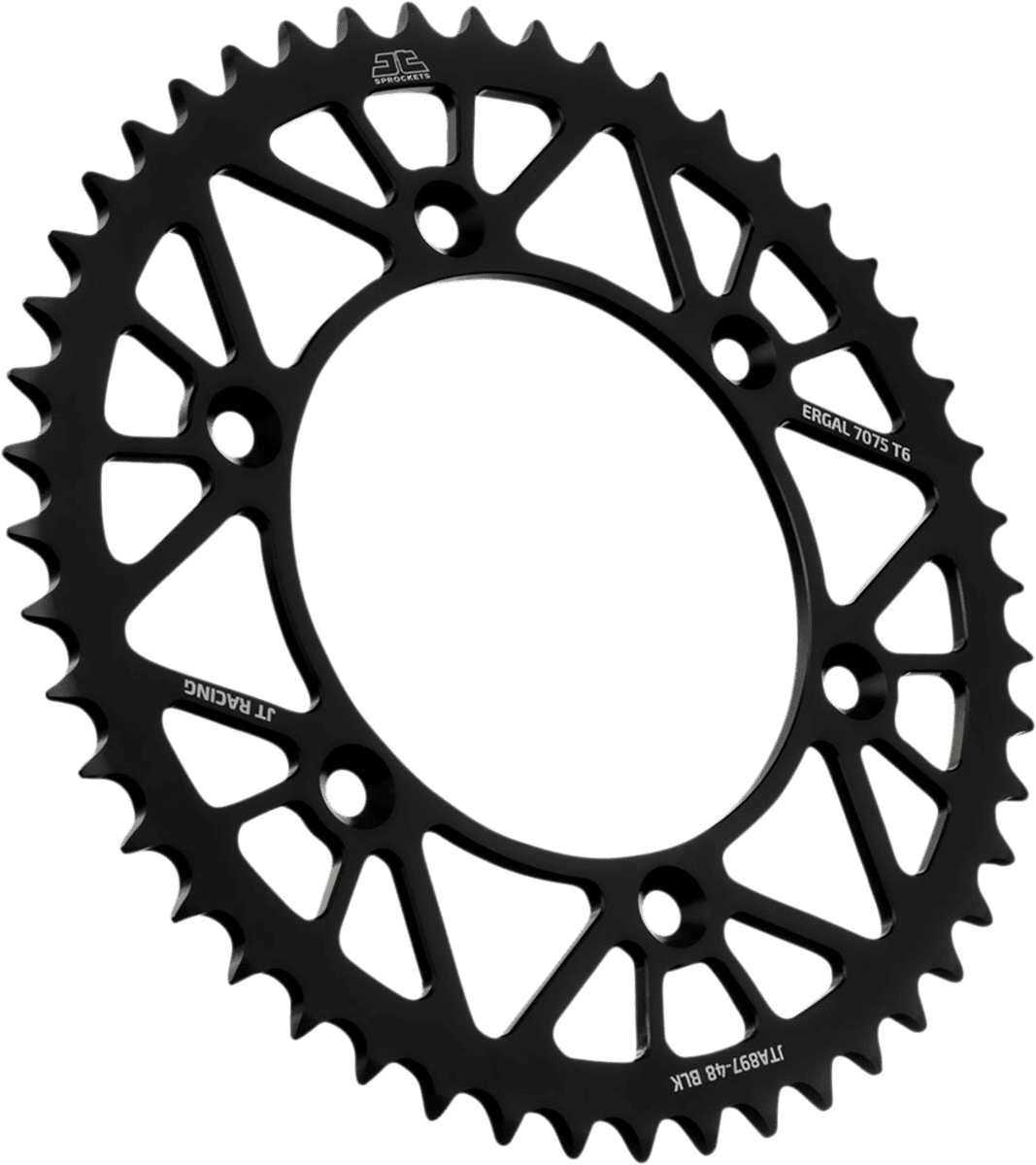 JT SPROCKETS 1211-2681 Rear Sprocket - Black - 48-Tooth