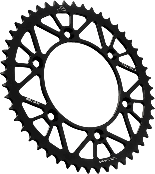 JT SPROCKETS 1211-2682 Rear Sprocket - Black - 49-Tooth