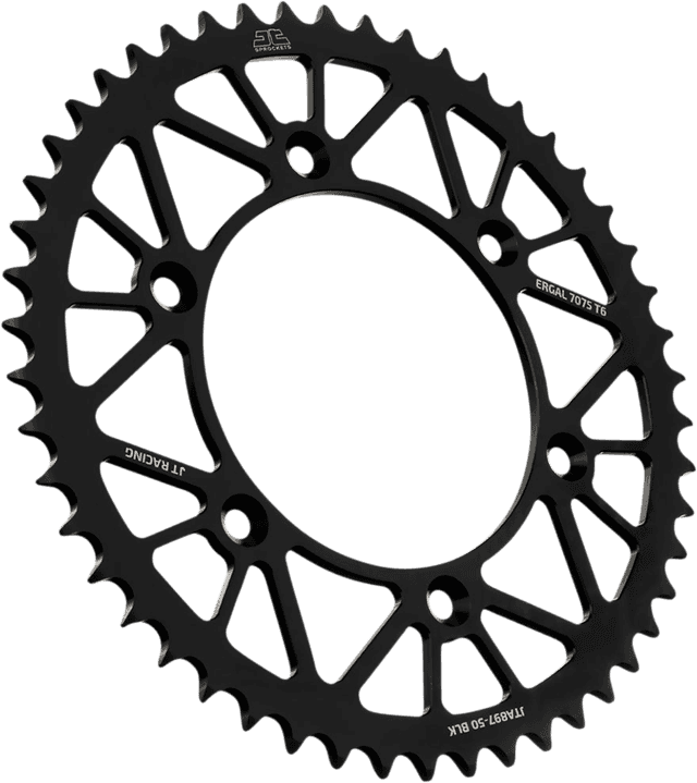 JT SPROCKETS 1211-2683 Rear Sprocket - Black - 50-Tooth