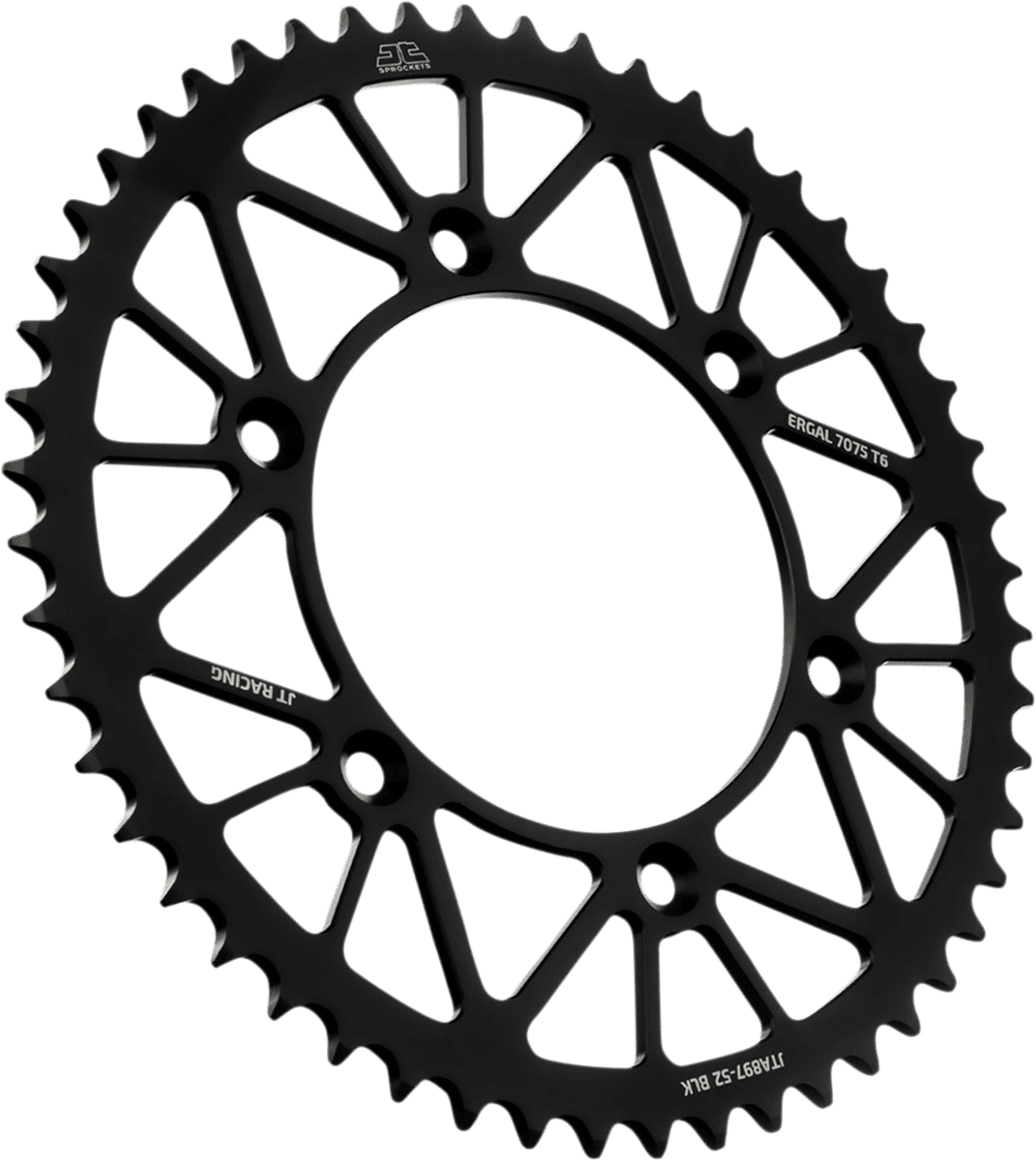JT SPROCKETS 1211-2685 Rear Sprocket - Black - 52-Tooth