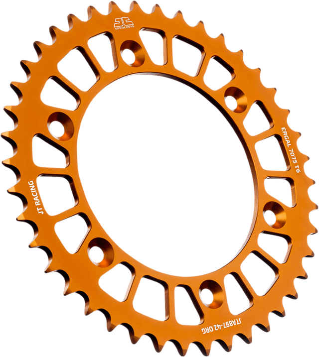 JT SPROCKETS 1211-2688 Rear Sprocket - Orange - 42-Tooth