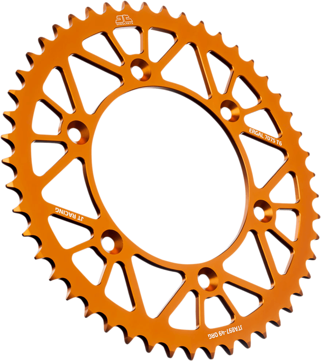 JT SPROCKETS 1211-2692 Rear Sprocket - Orange - 49-Tooth