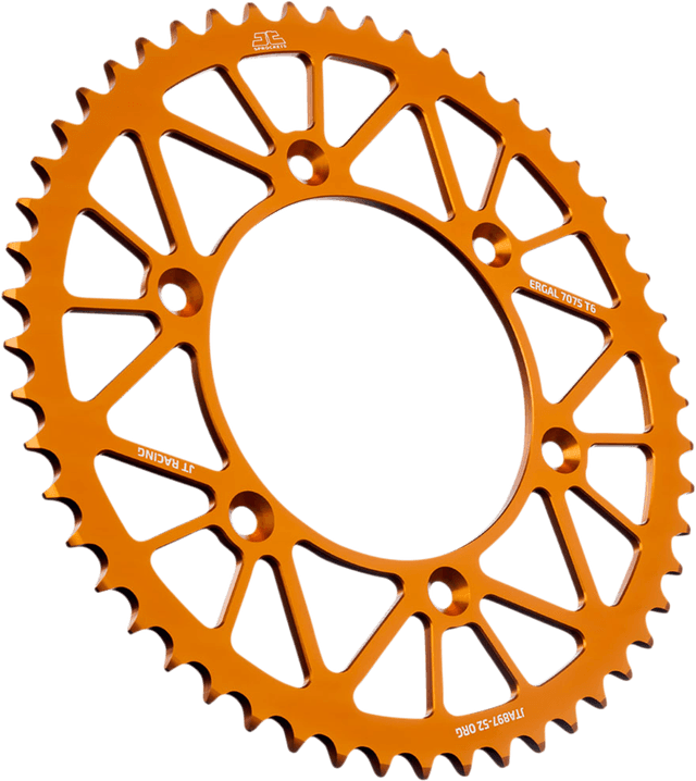 JT SPROCKETS 1211-2695 Rear Sprocket - Orange - 52-Tooth