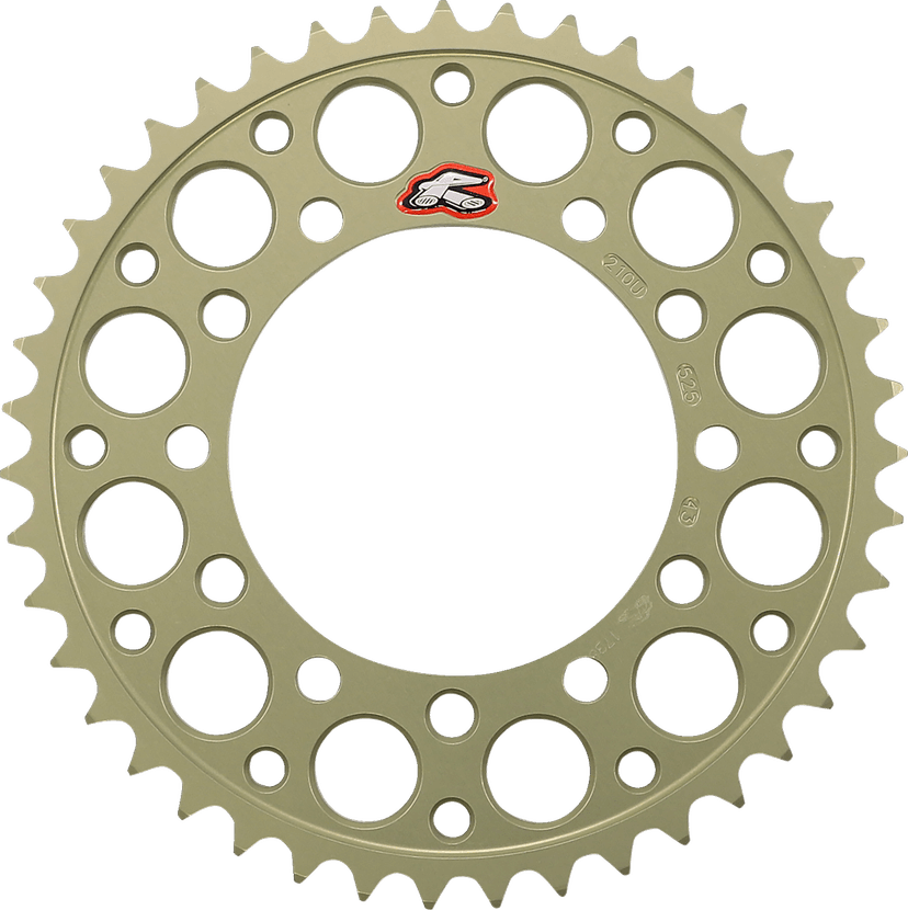 RENTHAL 1211-2750 Rear Sprocket - Aluminum - 43 Tooth - Suzuki/Yamaha
