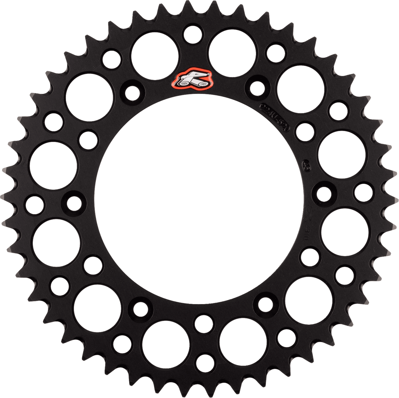 RENTHAL 1211-2808 Rear Sprocket - Aluminum - 46 Tooth - Black