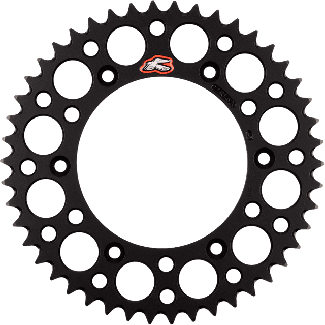 RENTHAL 1211-2808 Rear Sprocket - Aluminum - 46 Tooth - Black