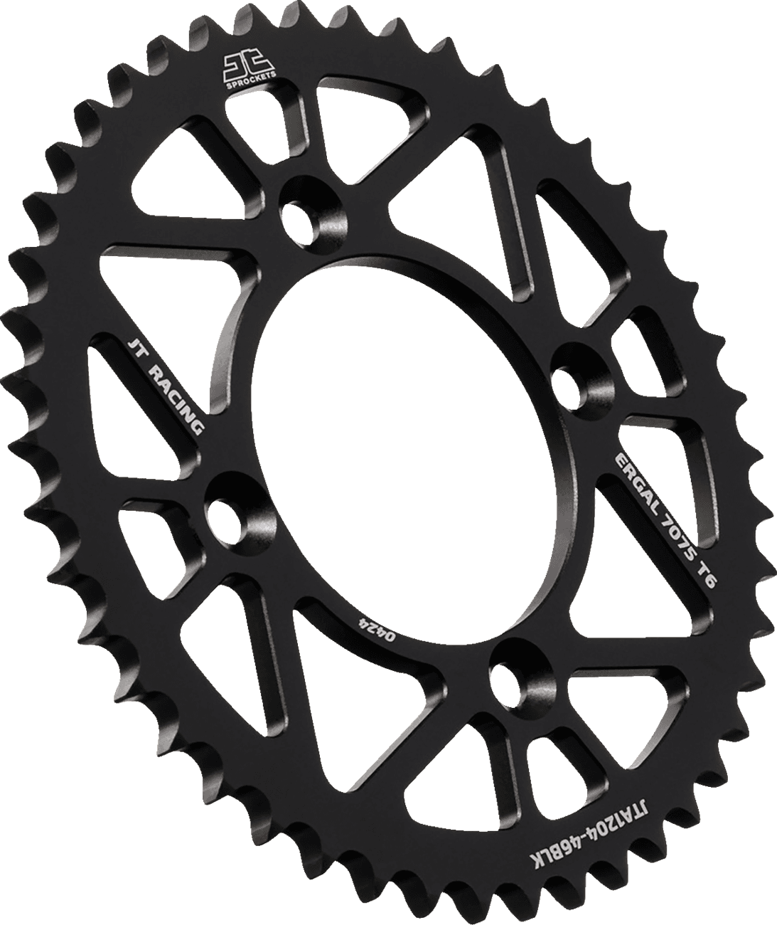JT SPROCKETS 1211-2810 Rear Sprocket - Aluminum - 46 Tooth - Black - CRF 125F