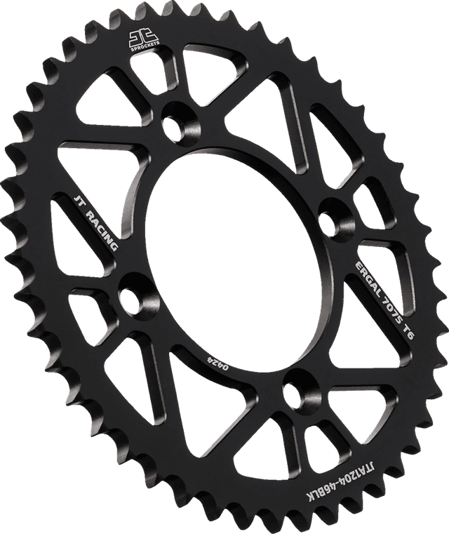 JT SPROCKETS 1211-2810 Rear Sprocket - Aluminum - 46 Tooth - Black - CRF 125F
