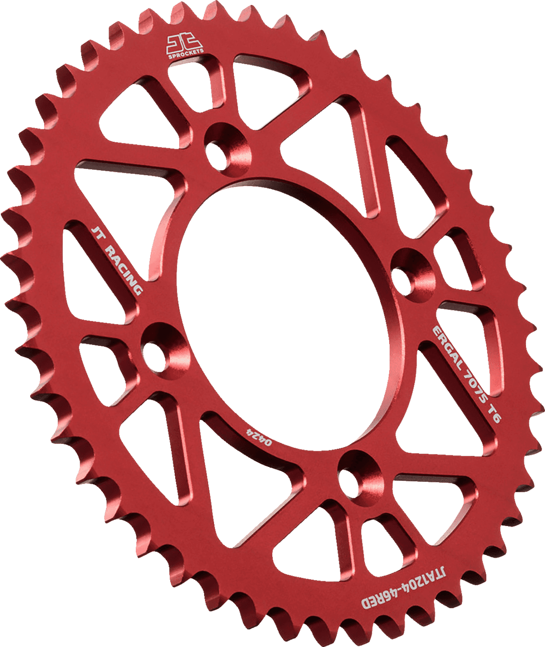 JT SPROCKETS 1211-2811 Rear Sprocket - Aluminum - 46 Tooth - Red - CRF 125F