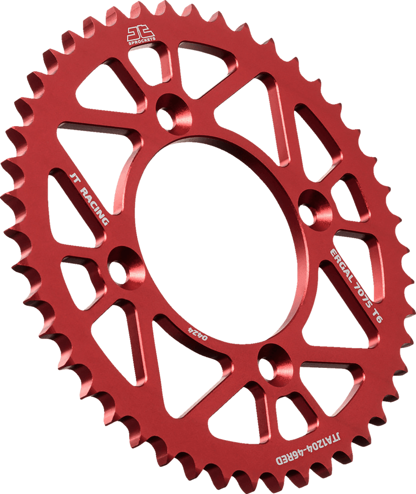 JT SPROCKETS 1211-2811 Rear Sprocket - Aluminum - 46 Tooth - Red - CRF 125F