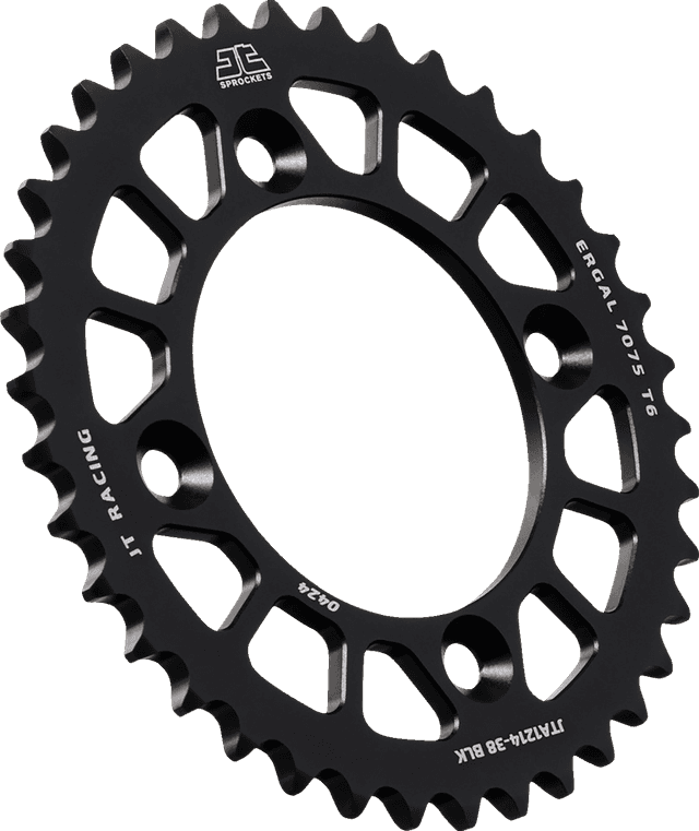JT SPROCKETS 1211-2814 Rear Sprocket - Aluminum - 38 Tooth - Black - CRF 110F