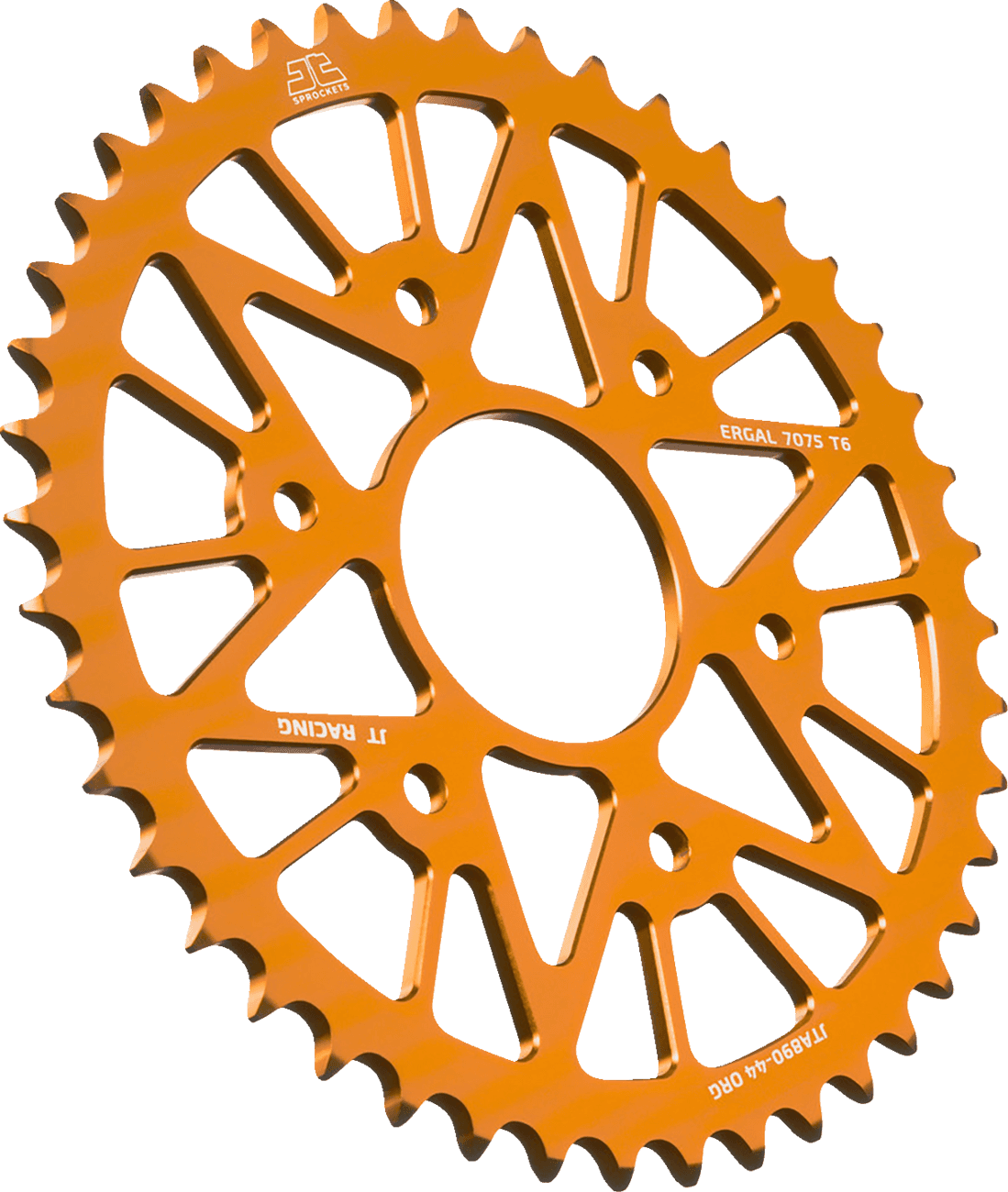 JT SPROCKETS 1211-2851 Rear Sprocket - Aluminum - 44 Tooth - Orange - RC 390