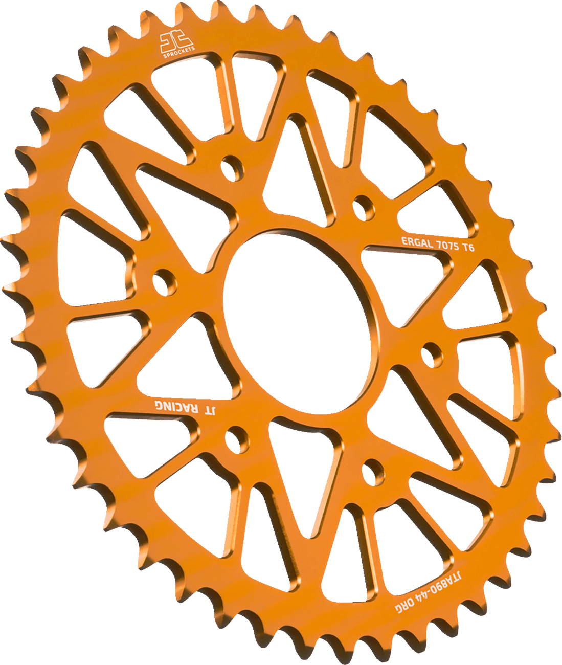 JT SPROCKETS 1211-2851 Rear Sprocket - Aluminum - 44 Tooth - Orange - RC 390