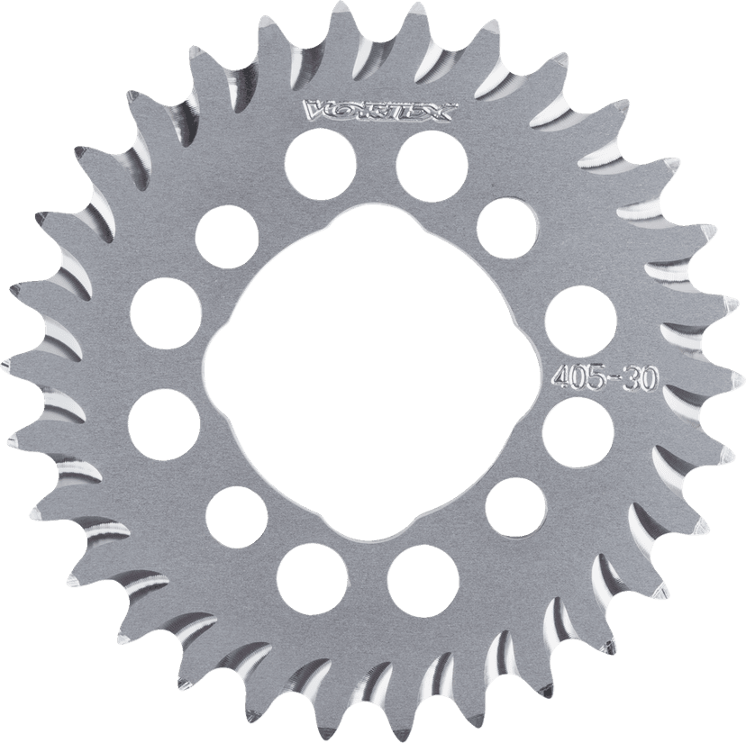 VORTEX 1211-2877 Rear Sprocket - Aluminum - 30 Tooth - Silver - Z 125 Pro