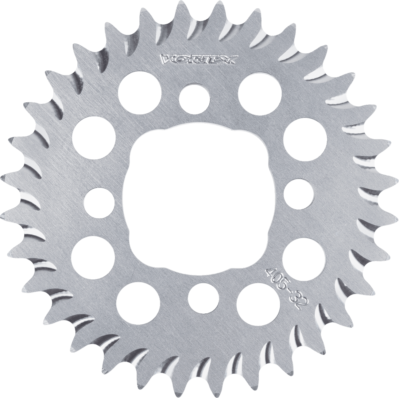 VORTEX 1211-2879 Rear Sprocket - Aluminum - 32 Tooth - Silver - Z 125 Pro