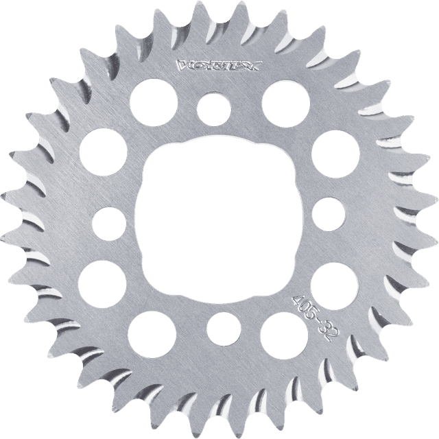 VORTEX 1211-2879 Rear Sprocket - Aluminum - 32 Tooth - Silver - Z 125 Pro