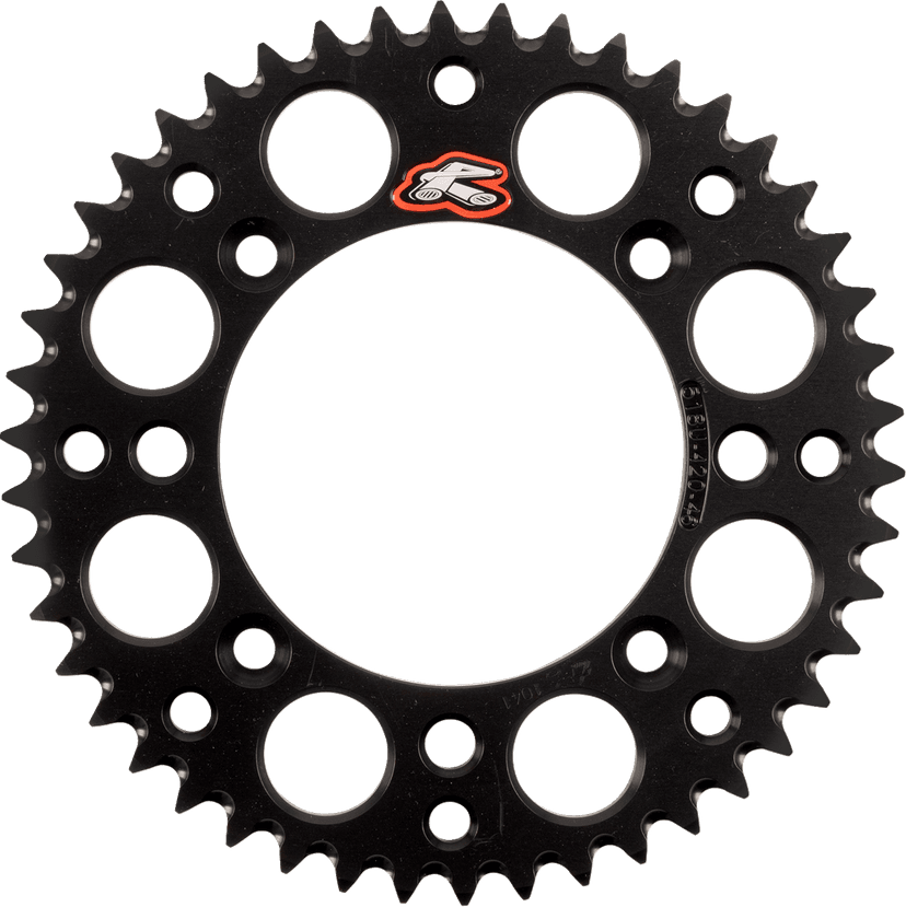 RENTHAL 1211-2882 Rear Sprocket - Aluminum - 46 Tooth - Black - KTM
