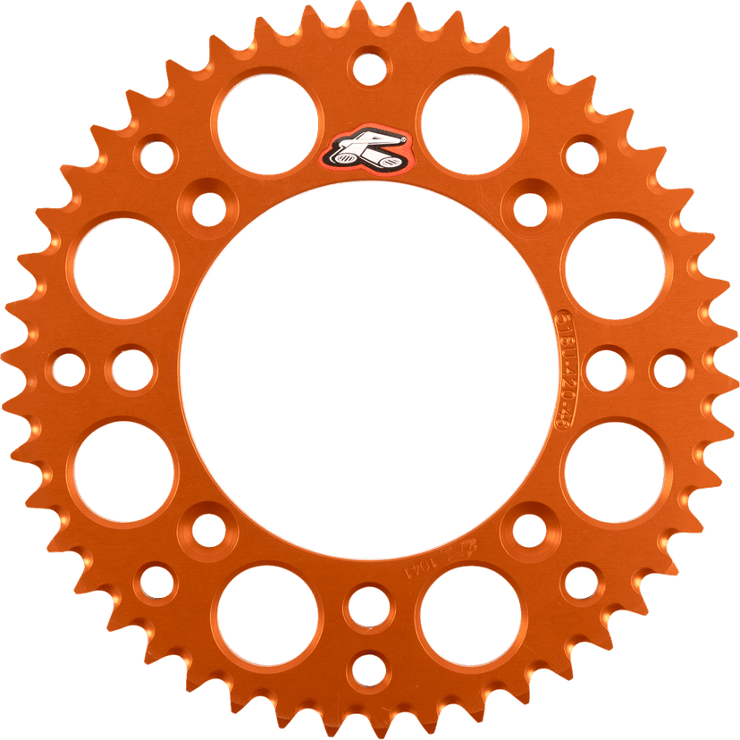 RENTHAL 1211-2883 Rear Sprocket - Aluminum - 46 Tooth - Orange - KTM