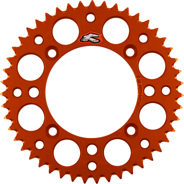 RENTHAL 1211-2886 Rear Sprocket - Aluminum - 47 Tooth - Orange - KTM