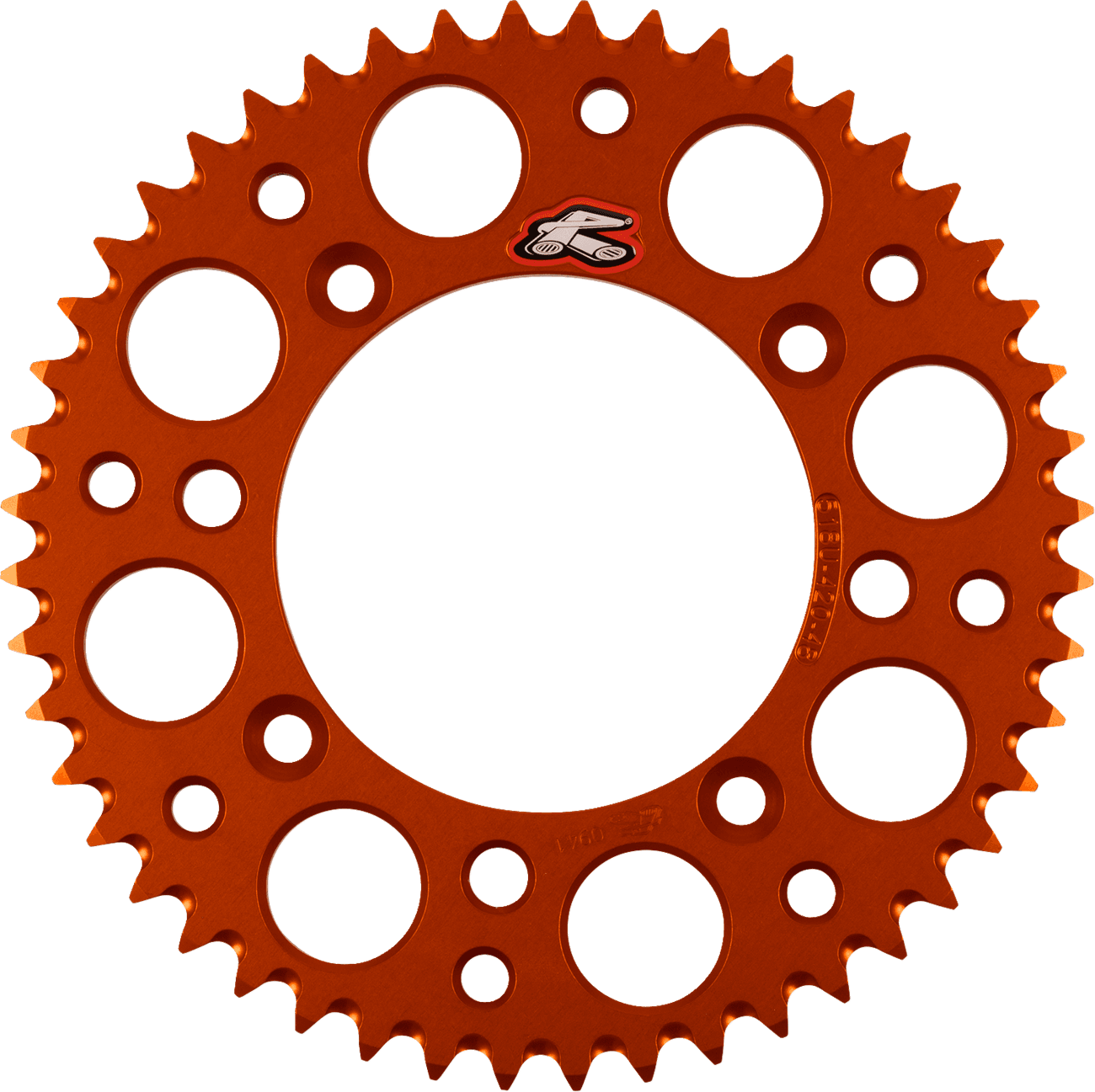 RENTHAL 1211-2889 Rear Sprocket - Aluminum - 48 Tooth - Orange - KTM