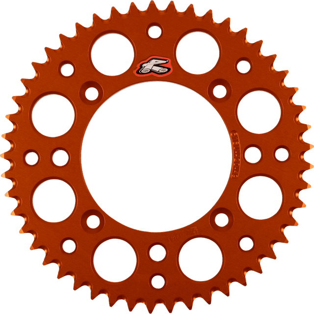 RENTHAL 1211-2892 Rear Sprocket - Aluminum - 49 Tooth - Orange - KTM