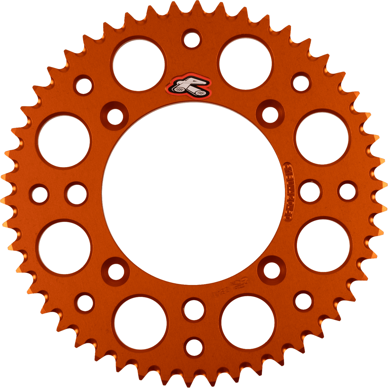 RENTHAL 1211-2895 Rear Sprocket - Aluminum - 50 Tooth - Orange - KTM