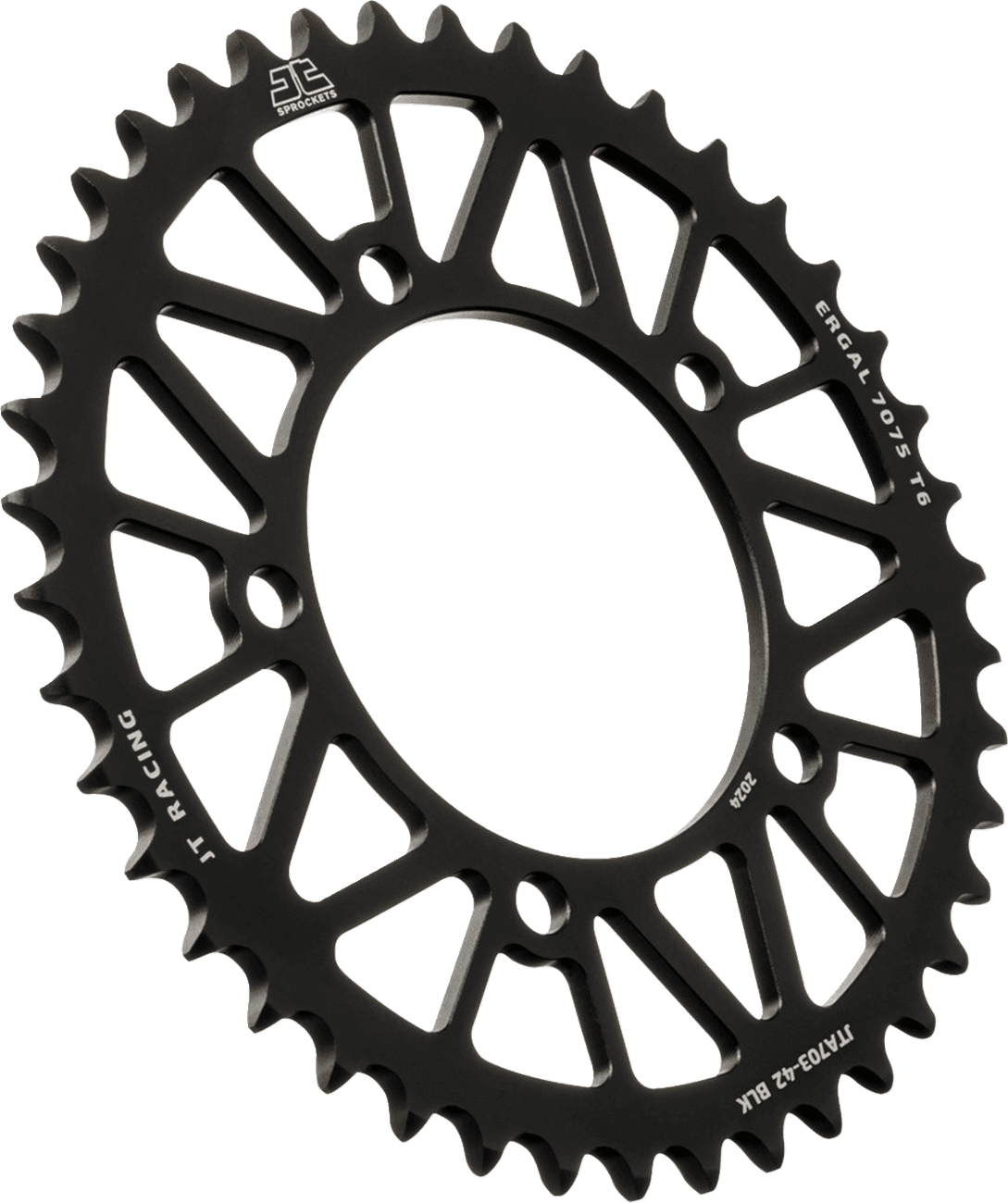 JT SPROCKETS 1211-2900 Rear Sprocket - Aluminum - 42 Tooth - Black - Aprilia