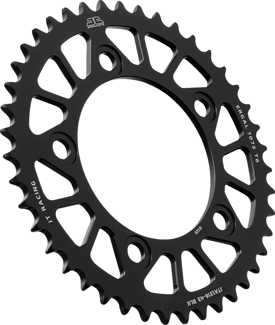 JT SPROCKETS 1211-2901 Rear Sprocket - Aluminum - 43 Tooth - Black - Honda