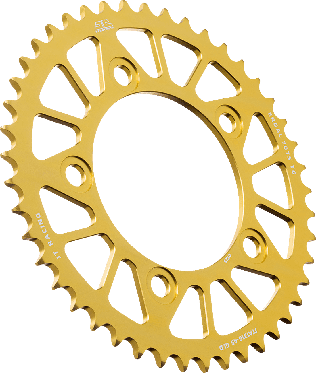 JT SPROCKETS 1211-2908 Rear Sprocket - Aluminum - 45 Tooth - Gold - Honda