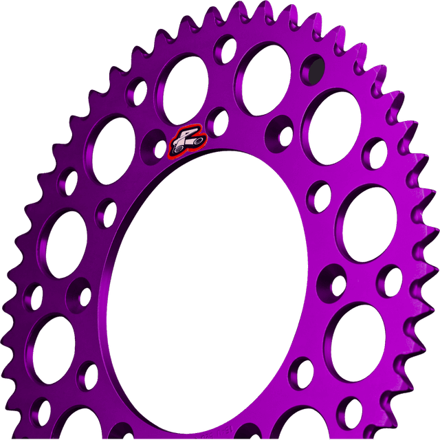 RENTHAL 1211-3087 Rear Sprocket - Aluminum - 49 Tooth - Purple - Suzuki — image 1 of 4